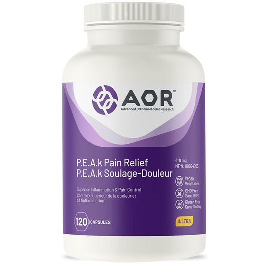 AOR P.E.A.k Pain Relief, 120 Capsules