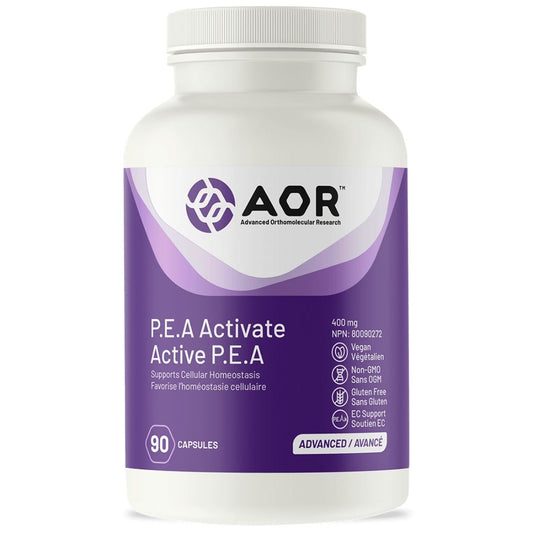 AOR P.E.A.k Activate 400mg (Endocannabinoid System Support), 90 Capsules