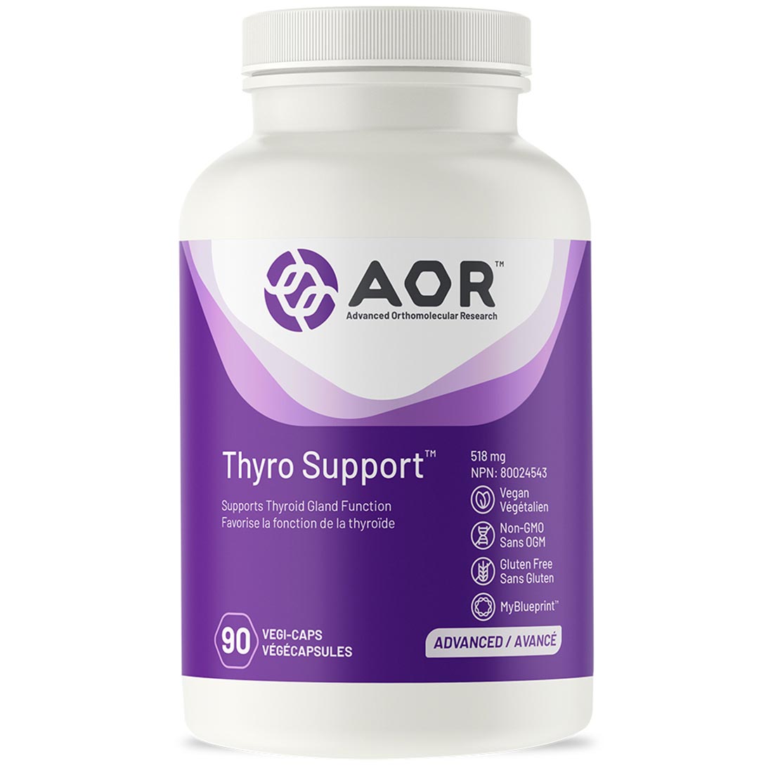 AOR Thyro Support, 518mg