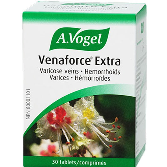 A. Vogel Venaforce Extra, Helps with hemorroids and varicose veins, 30 Tablets