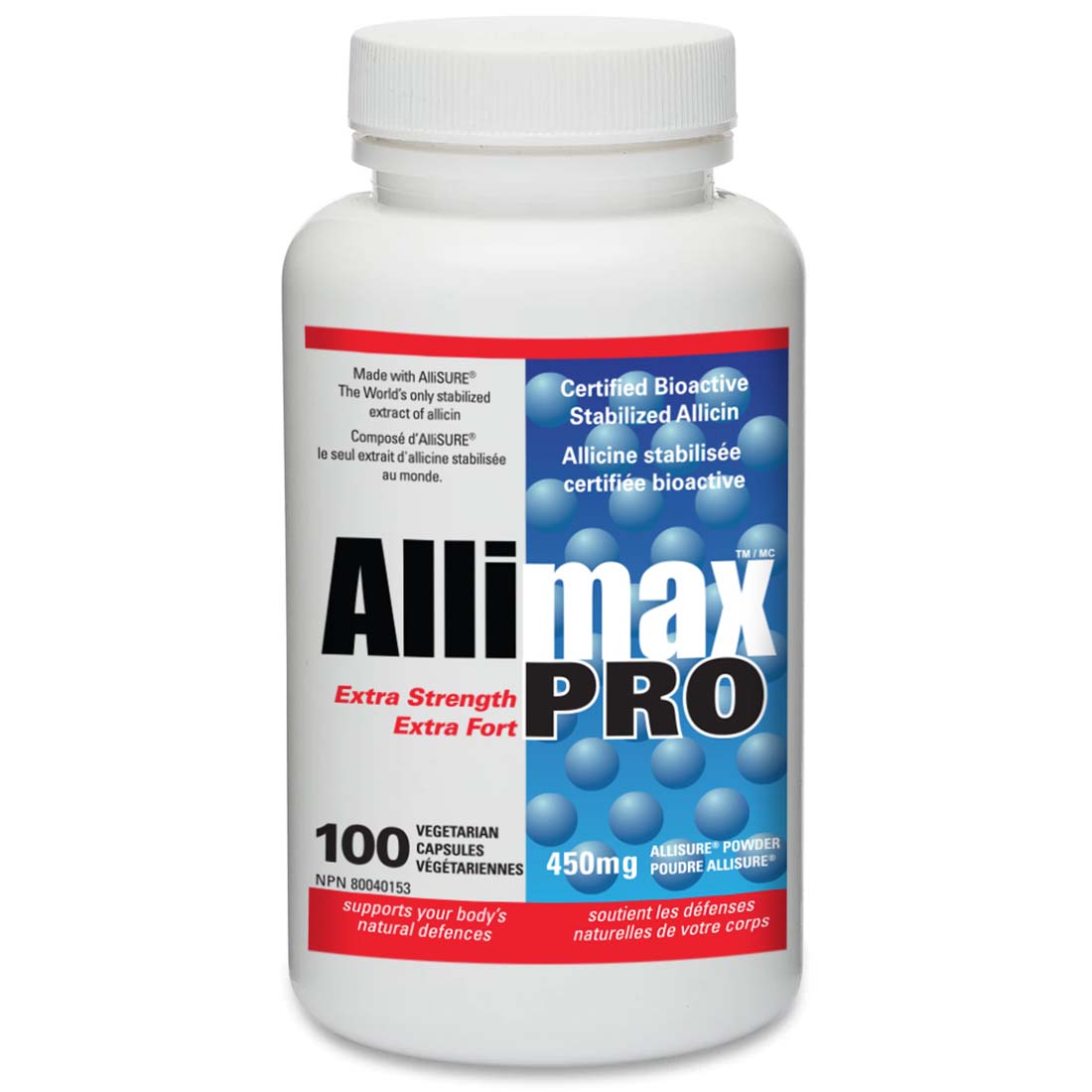 Allimax Allimax PRO 450mg Practitioner Strength, 100 Capsules
