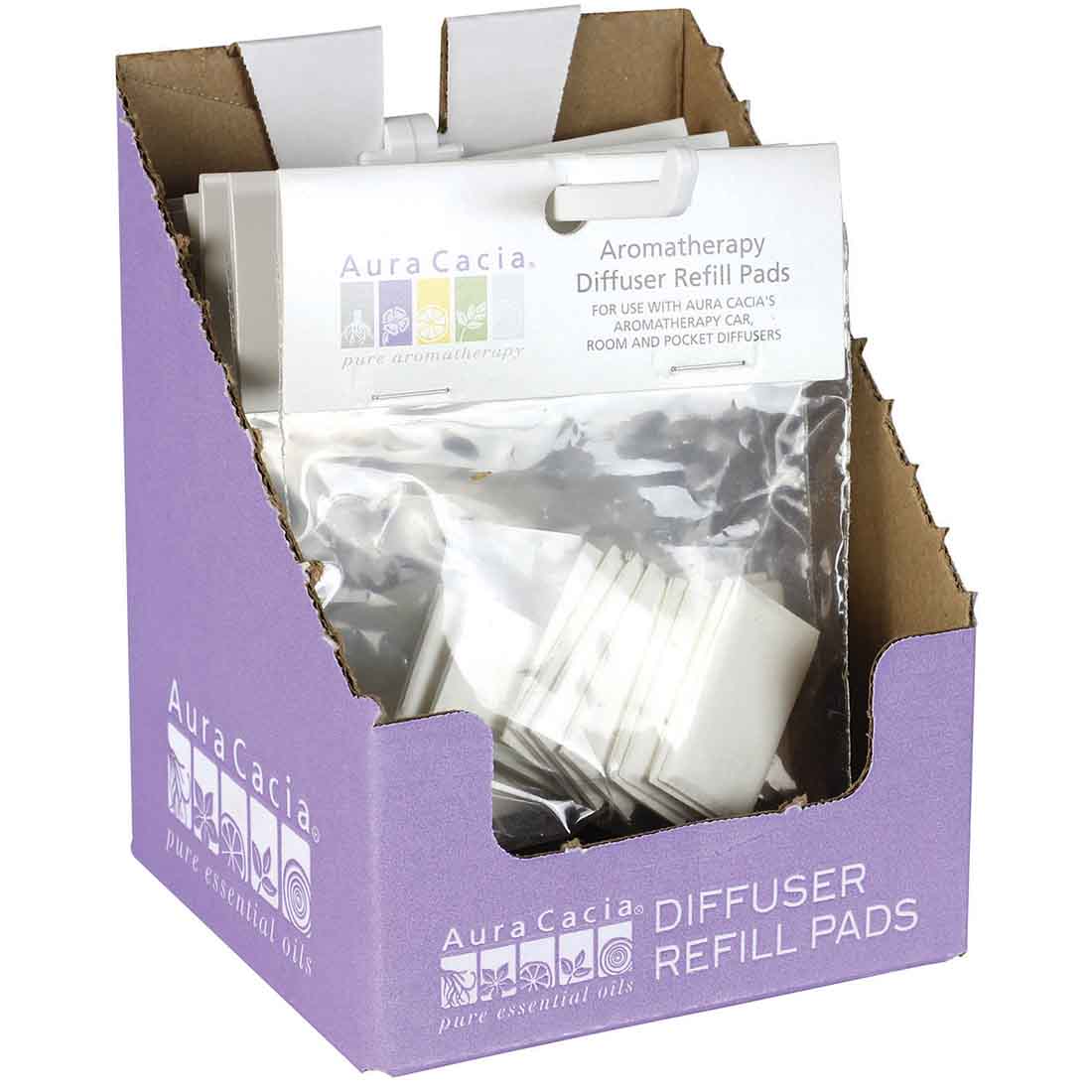 Aura Cacia Room/Car Diffuser Refill Pads, 10 Pack