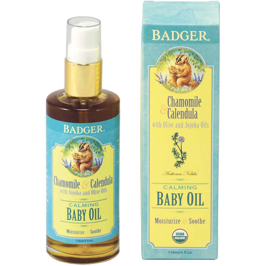 Badger Baby Oil, 118ml