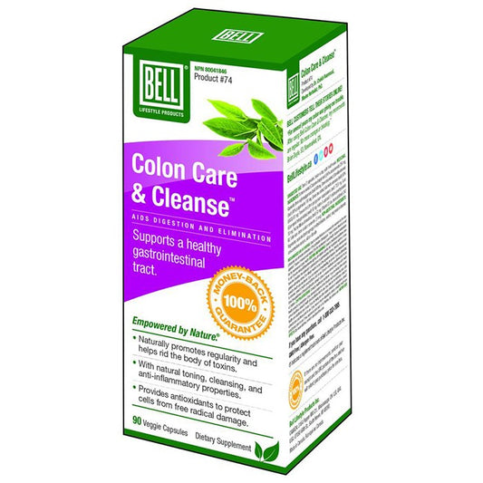 Bell Colon Care & Cleanse #74, 90 Capsules