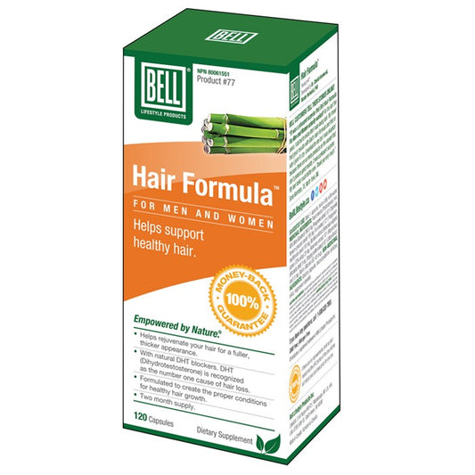 Bell Hair Formula for Men and Women (Formerly Stop Hair Loss) (#77), 120 Capsules