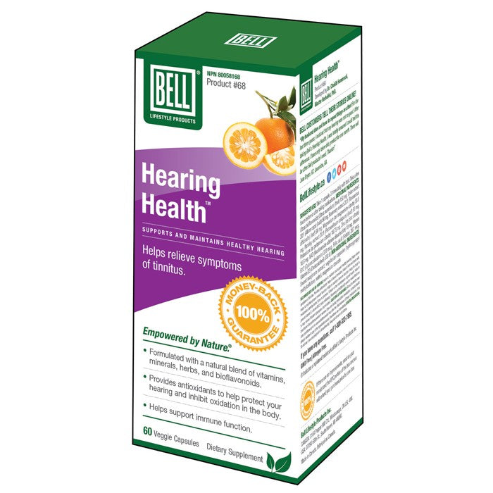 Bell Hearing Loss Relief #68, 60 Capsules