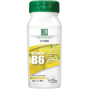 Bell Vitamin B6, 60 Tablets