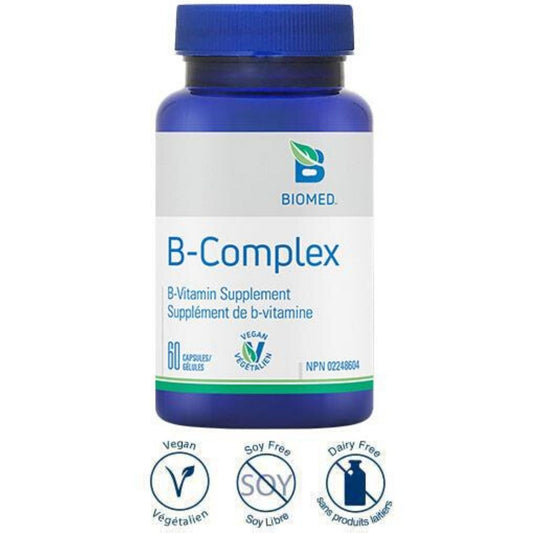 Biomed B-Complex (Phase 1 & 2 Liver Detox Support), 60 Capsules (NEW!)