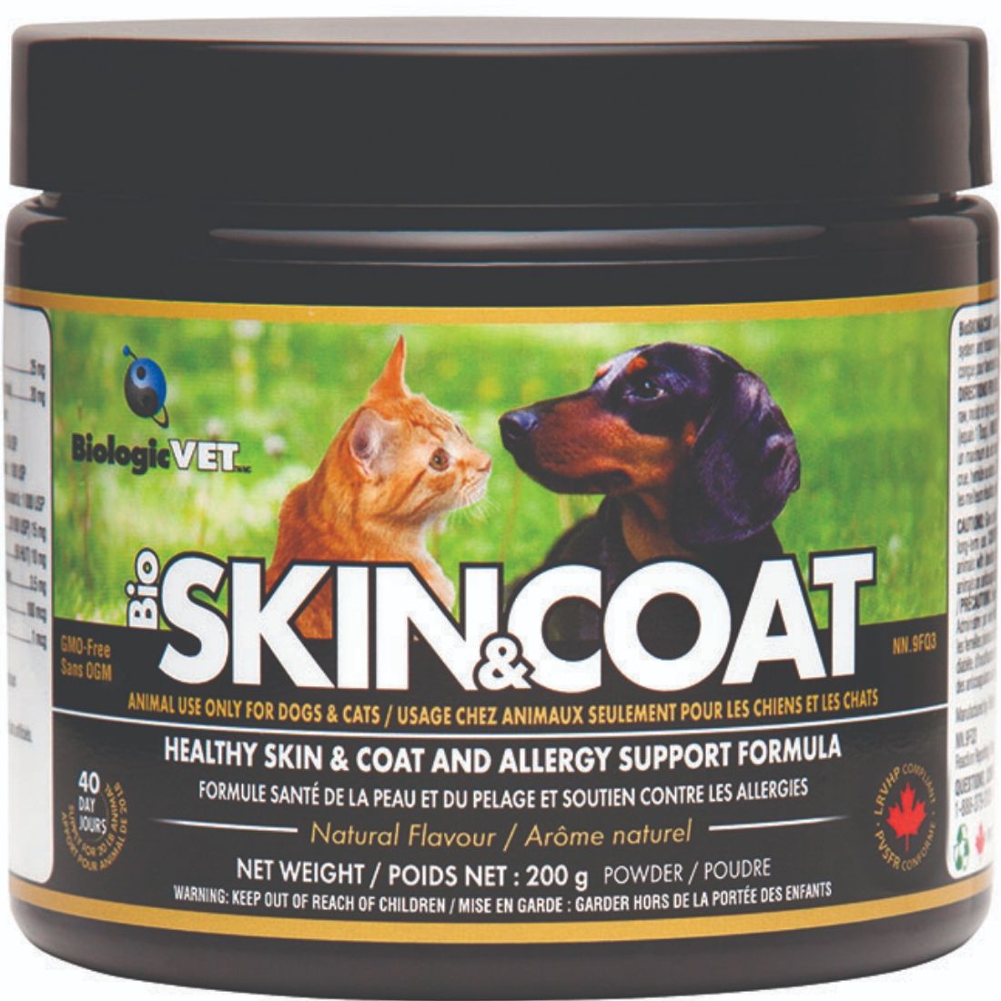 BiologicVet BioSKIN & COAT, Natural Antihistamine Formula For Dogs & Cats
