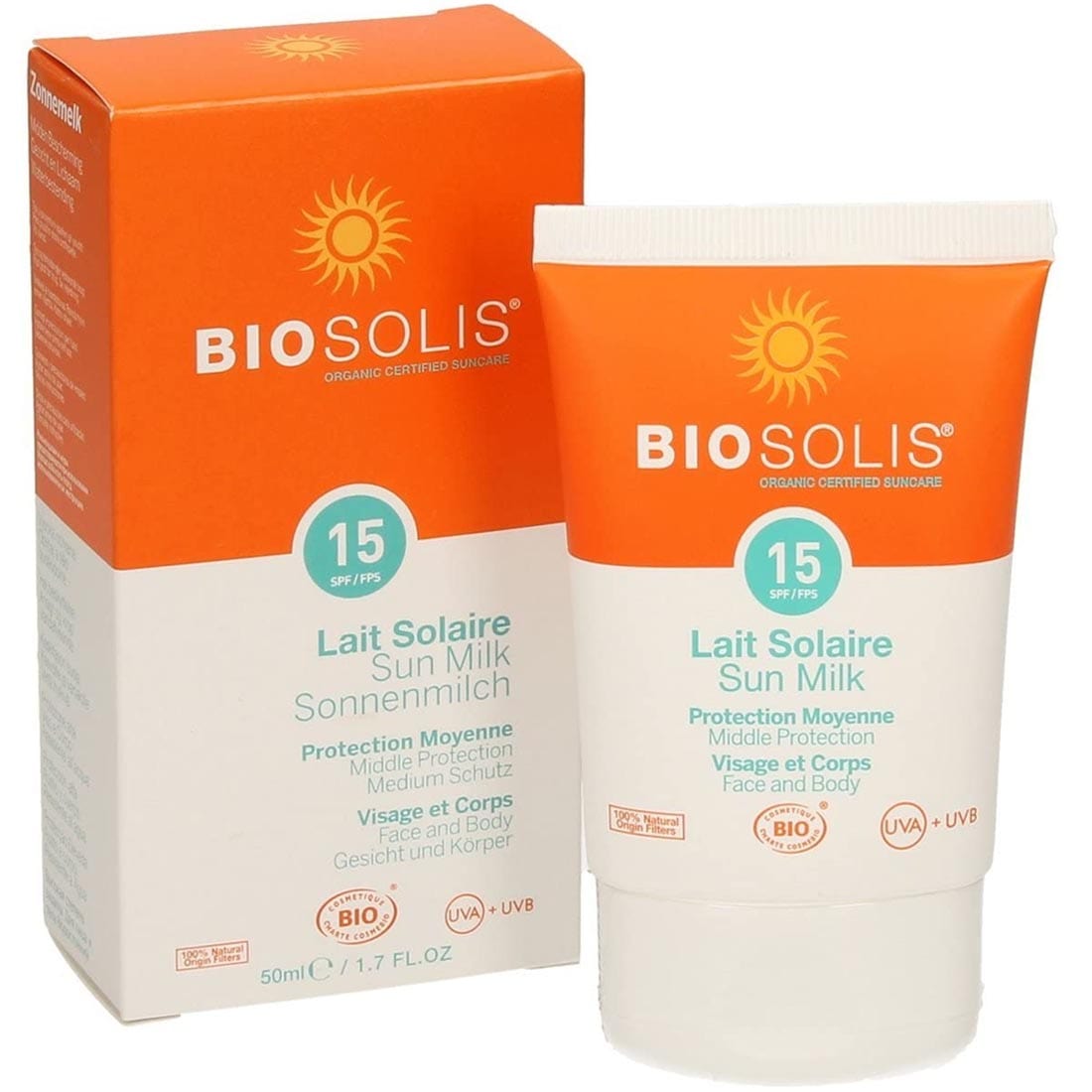 Biosolis Sun Milk for Face & Body SPF 15 (NEW!)