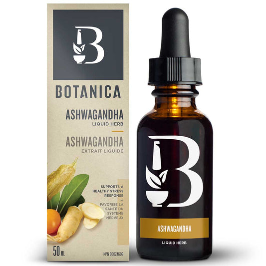 Botanica Ashwagandha Liquid Herb (Stress Support), 50ml