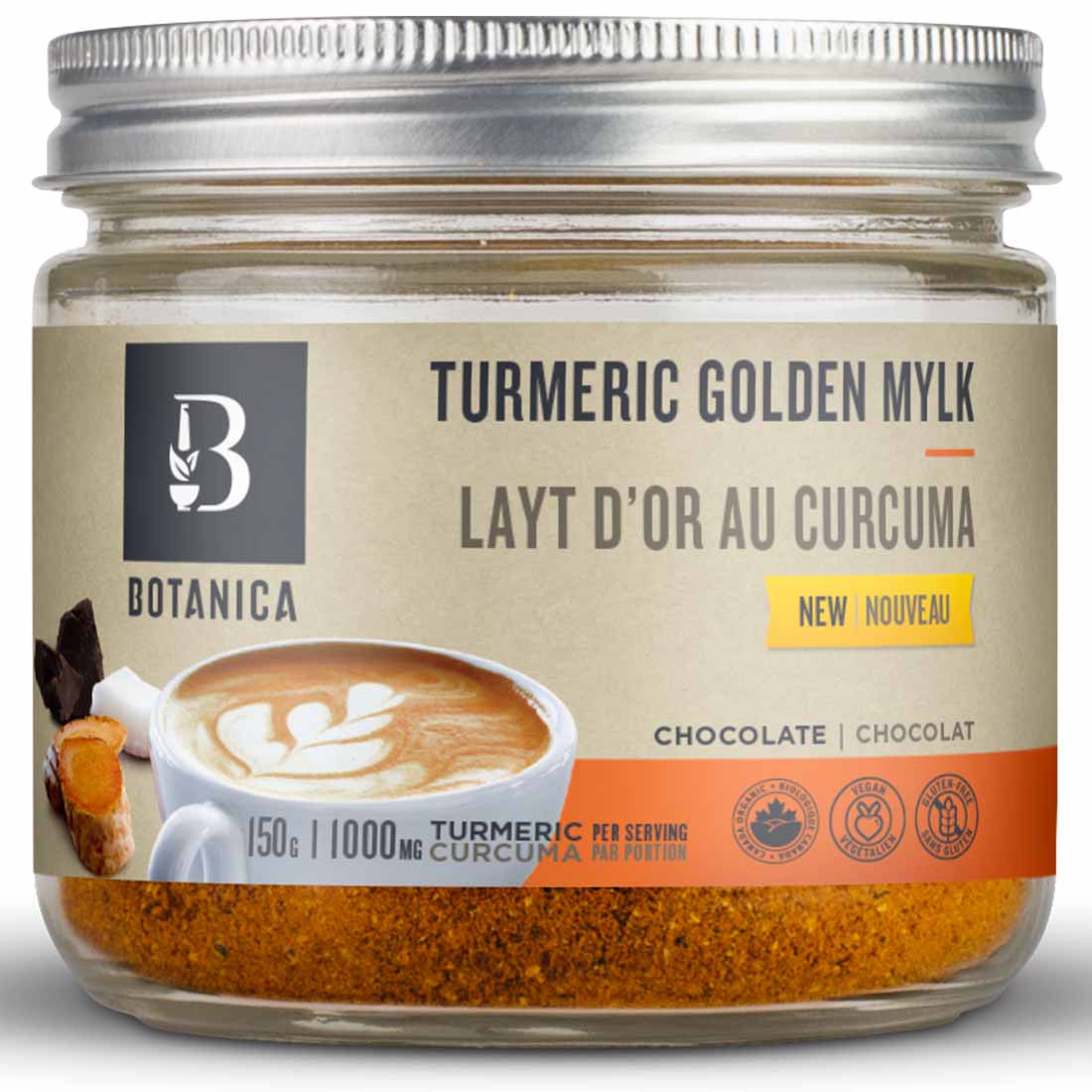 Botanica Chocolate Turmeric Golden Mylk, 169g