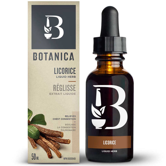 Botanica Licorice Liquid Herb, Relieves Chest Congestion, 50ml