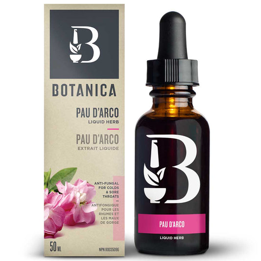 Botanica Pau D'arco Liquid Herb (Anti-Fungal for Colds and Sore Throats), 50ml