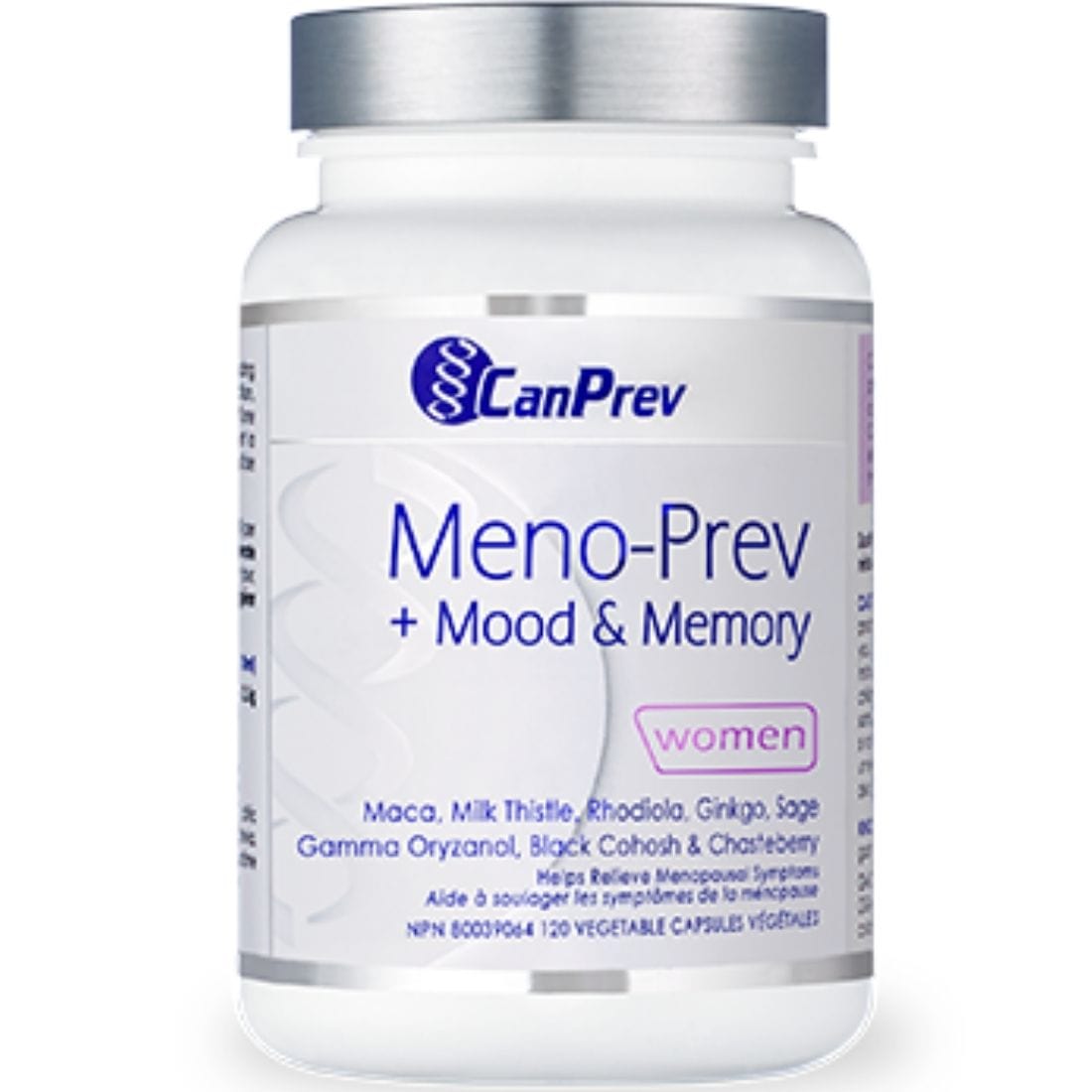 CanPrev Meno-Prev + Mood & Memory for Women, Menopause Support, 120 Ve