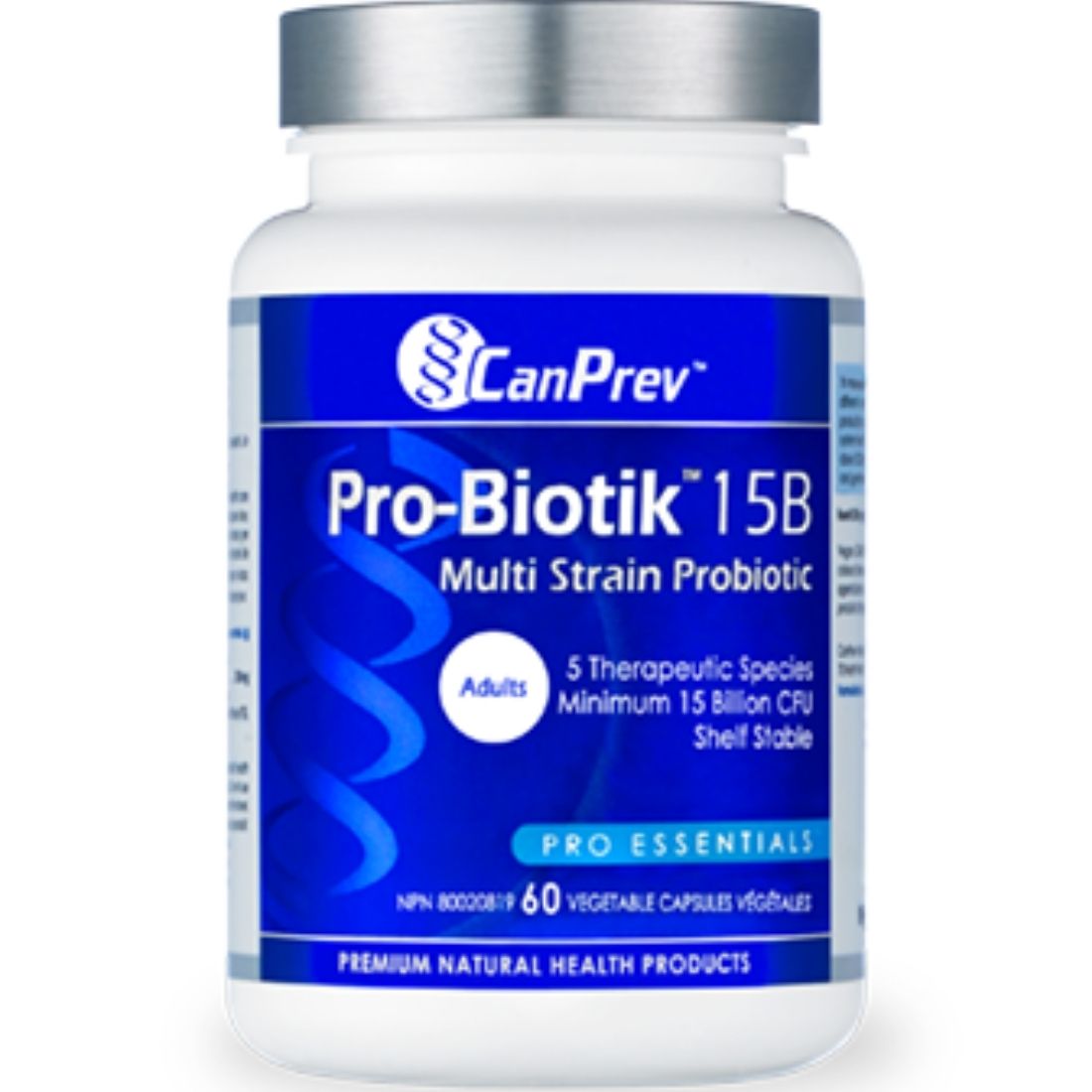 CanPrev Pro-Biotik 15B, 60 Vegicaps