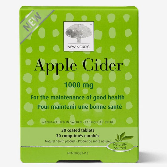 New Nordic Apple Cider 1000mg, 30 Coated Tablets