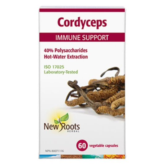New Roots Cordyceps 500mg, 60 Capsules