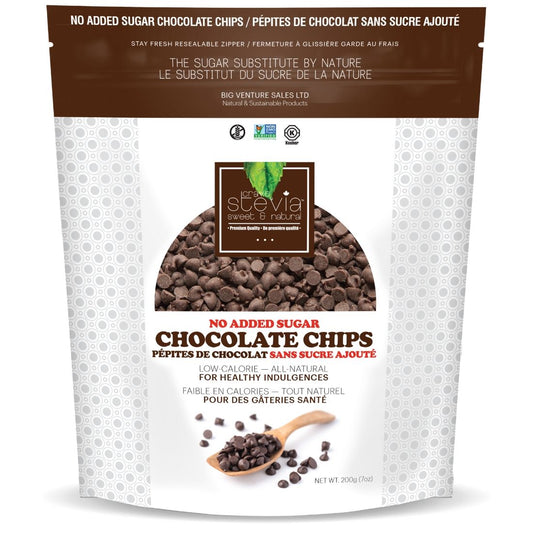 Crave Stevia Chocolate Chips, 200g Resealable Pouch
