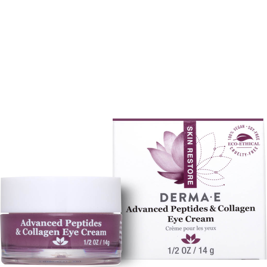 Derma E Advanced Peptides & Collagen, Deep Wrinkle Reverse Eye Creme 14g