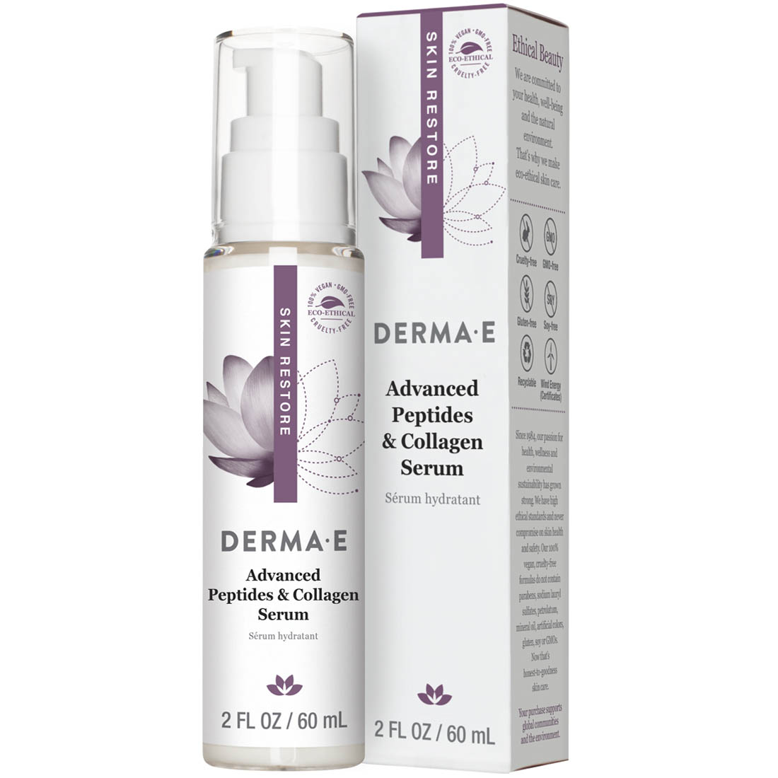 Derma E Advanced Peptides & Collagen Serum, 60ml