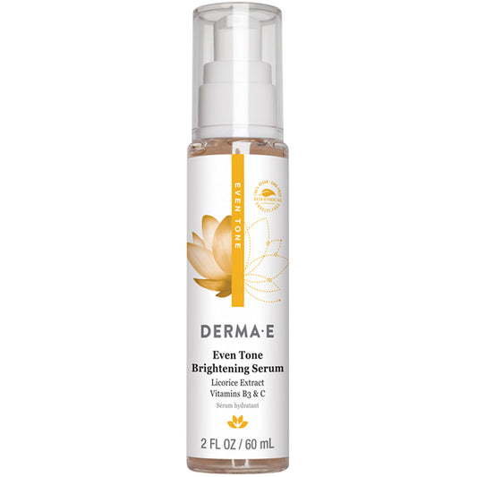 Derma E Even Tone Brightening Serum, Licorice Extract & Vitamins B3 & C, 60ml