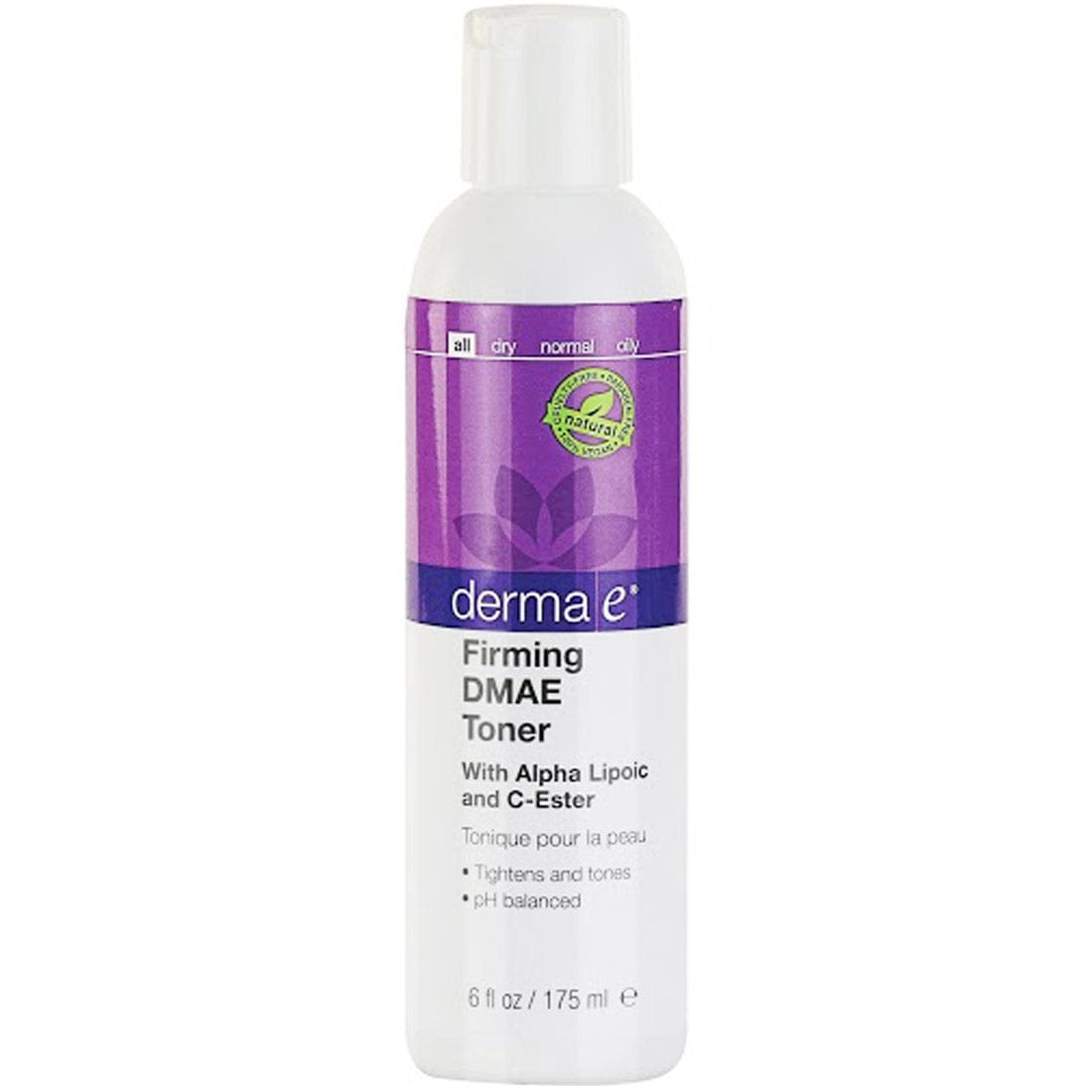 Derma F Derma E Firming DMAE Toner, Alpha Lipoic Acid & Ester-C, 175ml