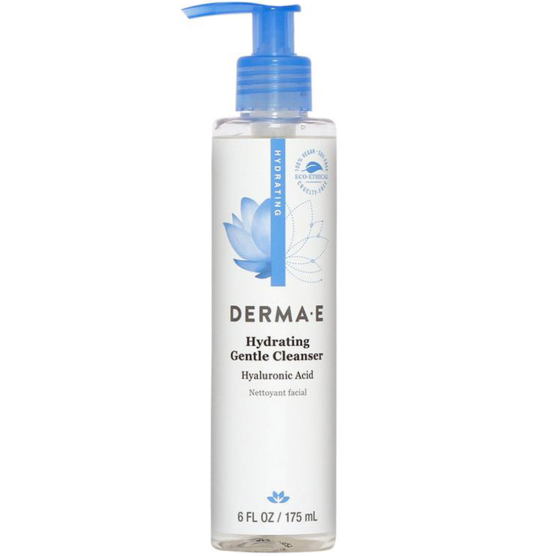 Derma E Hydrating Cleanser, Hyaluronic Acid,  175ml