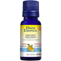 Divine Essence Bergamot Essential Oil (Organic), 15ml