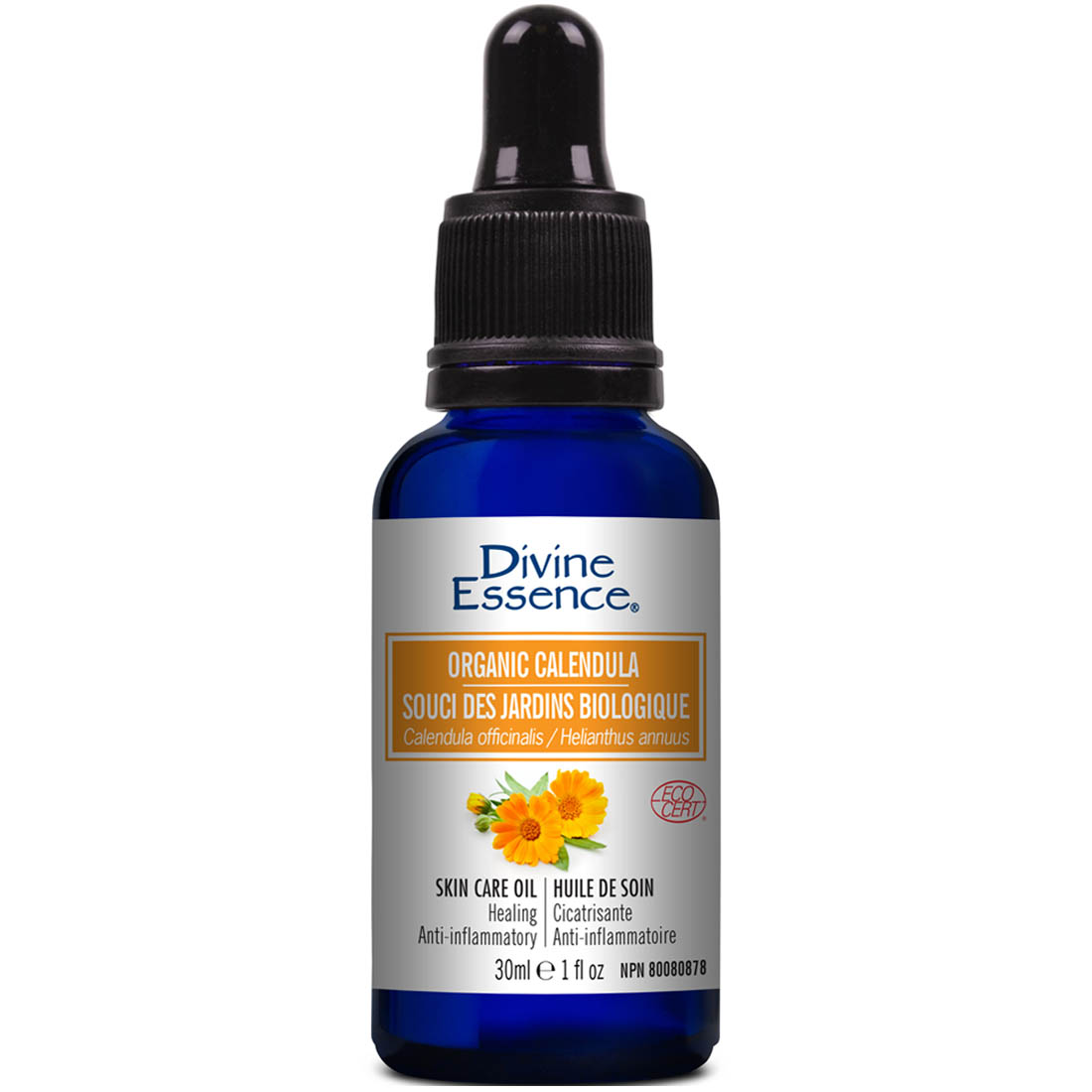 Divine Essence Calendula Extract Oil (Organic), 30ml