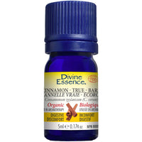 Divine Essence True Cinnamon Bark Essential Oil (Organic), 5ml