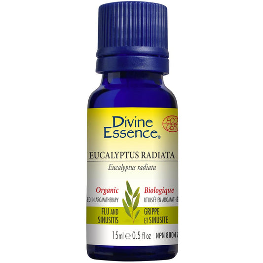 Divine Essence Eucalyptus Radiata Essential Oil (Organic), 15ml