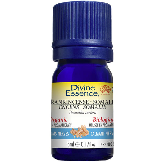 Divine Essence Frankincense - India Essential Oil (Organic), 5ml