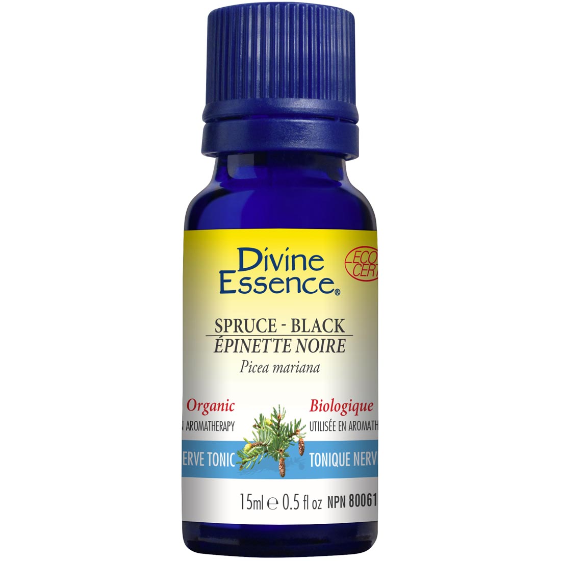 Divine Essence Spruce - Black Essential Oil (Organic), 15ml