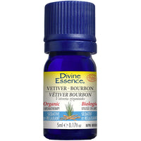 Divine Essence Vetiver Bourbon Essential Oil (Organic), 5ml