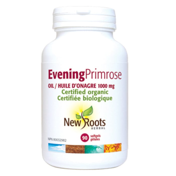 New Roots Evening Primrose Oil 1000mg (Certified Organic)