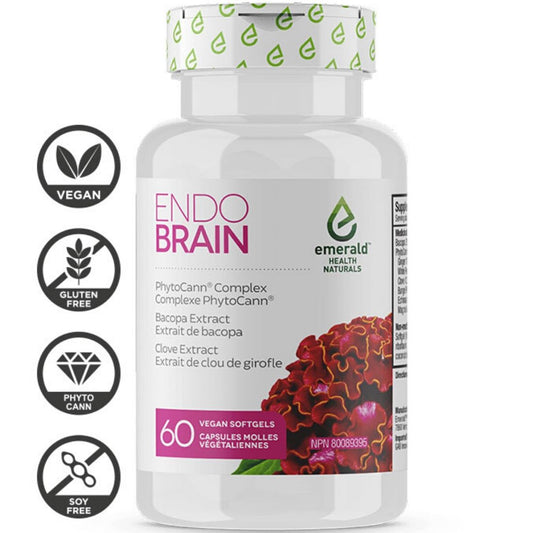 Emerald Health Naturals Endo (Endocannabinoid) Brain, 60 Softgels