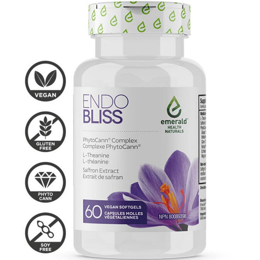 Emerald Health Naturals Endo (Endocannabinoid) Bliss, 60 Softgels