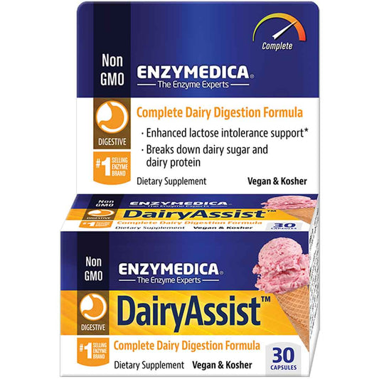 Enzymedica Dairy Assist (Lactose Intolerance), 30 caps