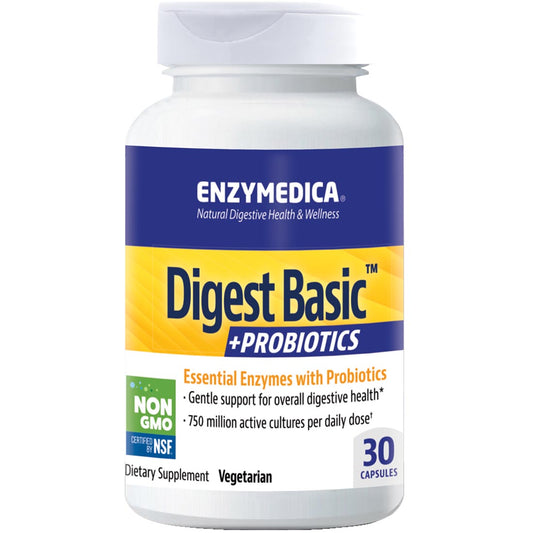 Enzymedica Digest Basic with Probiotic (Shelf Stable), 30 capsules