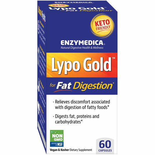 Enzymedica Lipid Optimize (Lypo Gold) Fat Digestion, 60 Capsules