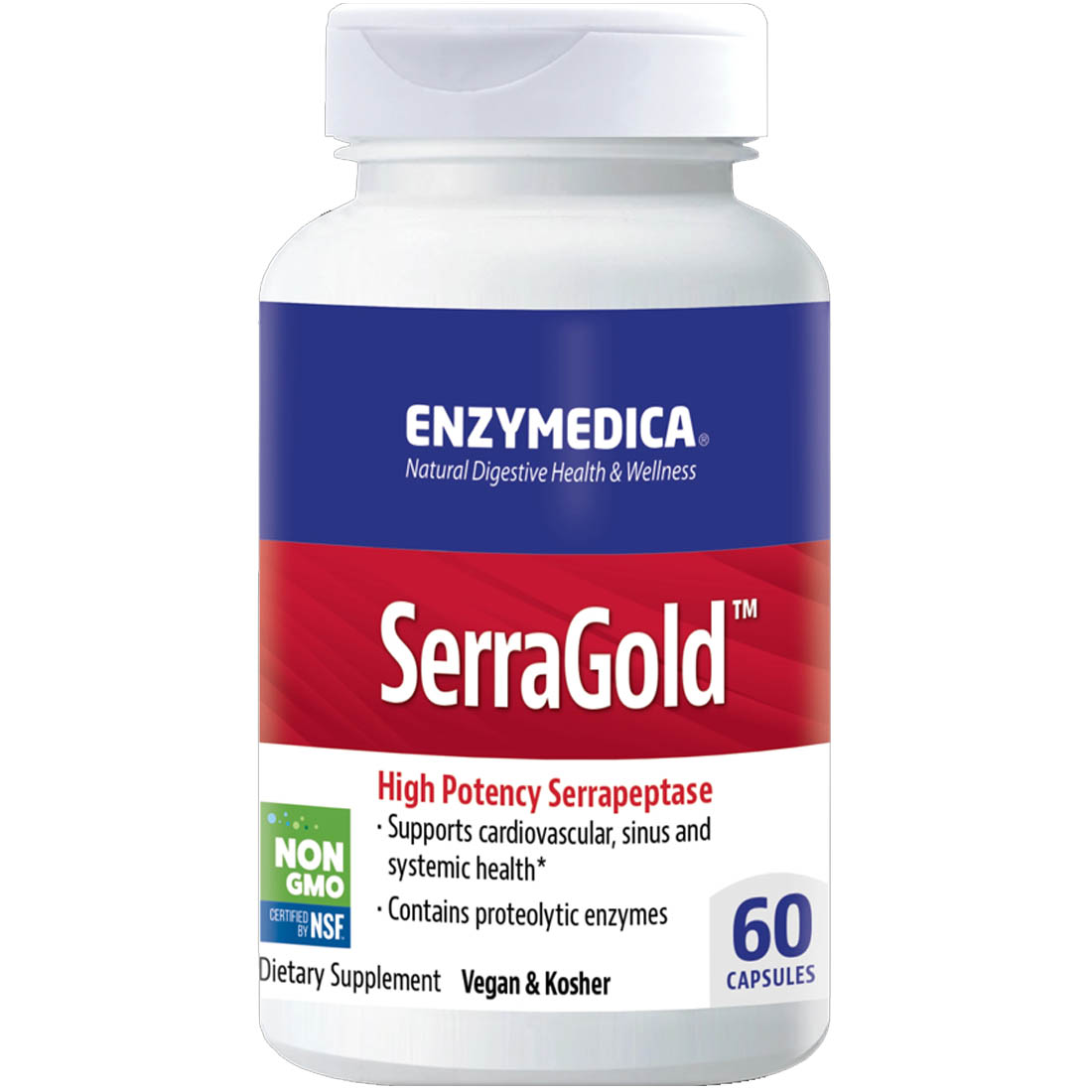 Enzymedica SerraGold, 60 Capsules
