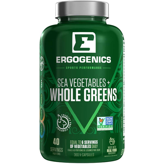 Ergogenics Nutrition Organic Whole Greens, 360 Capsules