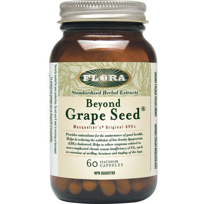 Flora Beyond Grape Seed, Authentic OPC Grape Seed Extract Capsules