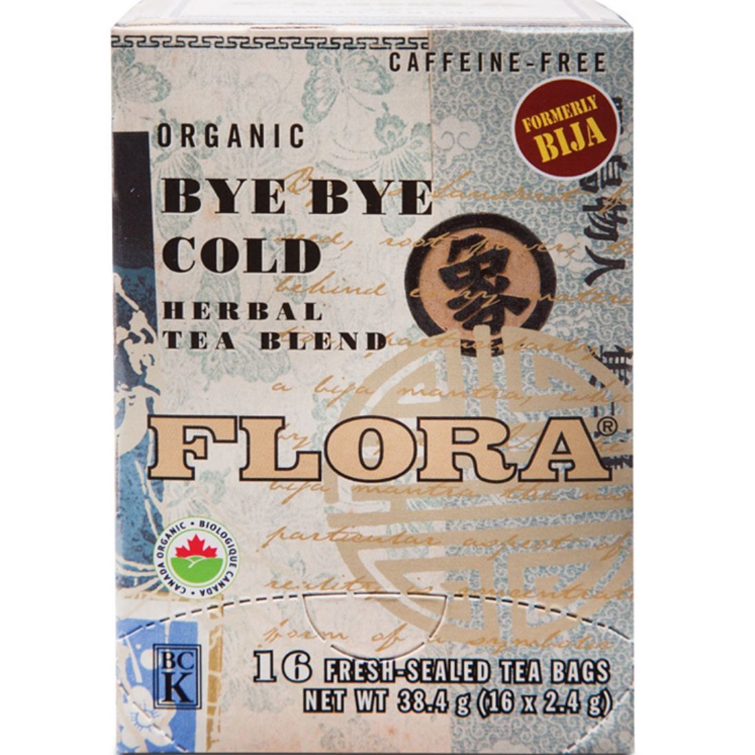 Flora Bye Bye Cold Herbal Tea (formerly Cold Stop) (Caffeine-Free), 16 Bags