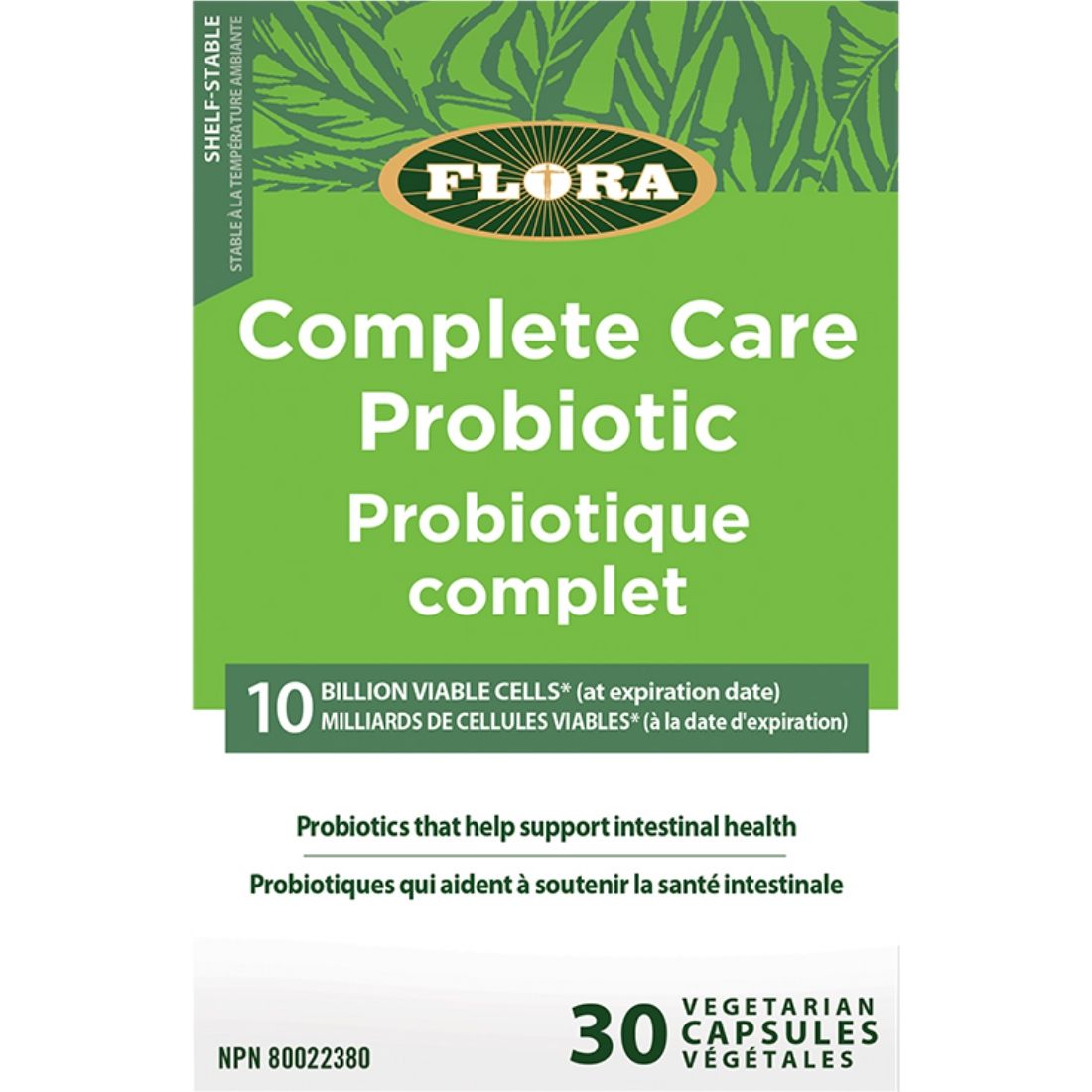 Flora Complete Care Probiotic (Shelf Stable), 30 Vegetarian Capsules