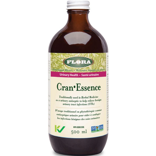 Flora Cran-Essence (Herbal Urinary Tract Infection UTI Relief), 500ml