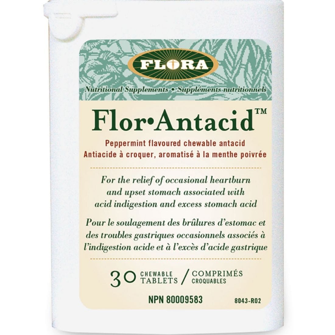 Flora Tablet Flora Flor-Antacid (Natural Chewable Antacid)