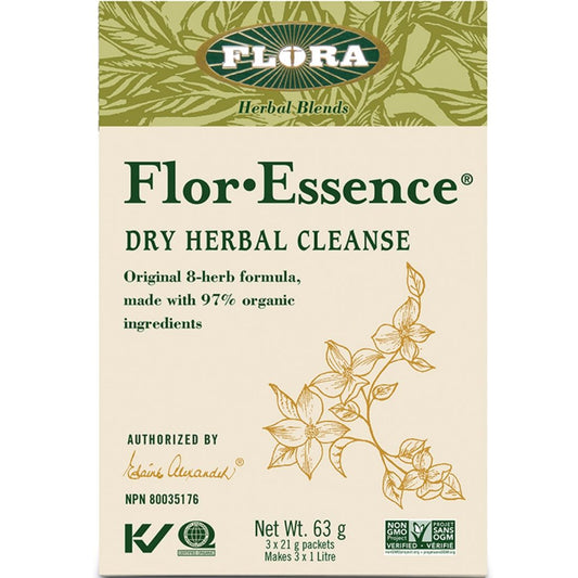 Flora Flor-Essence Dry Herbal Cleanse (Formerly Dry Herbal Tea Blend), 63g