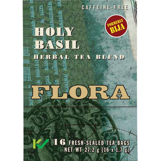 Flora Holy Basil Tea (Caffeine-Free), 16 Bags